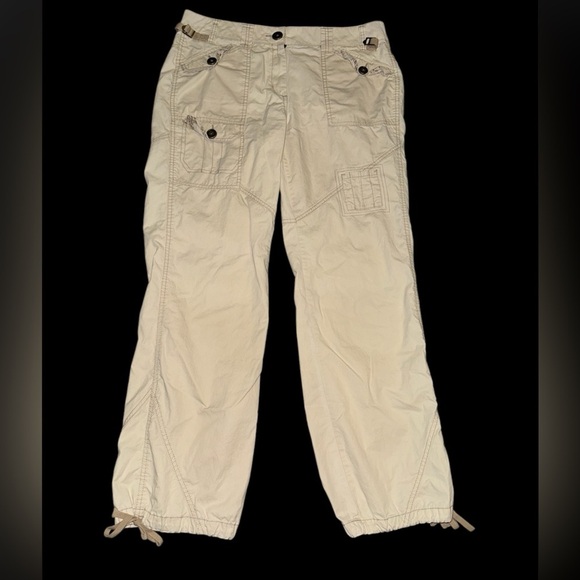 Women’s Cream Straight Leg Pants - Picture 1 of 3